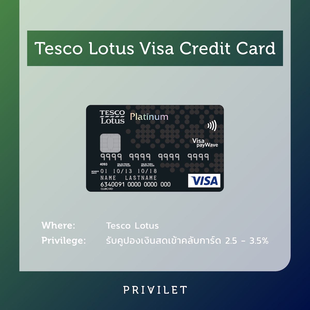 Tesco Lotus Credit Card