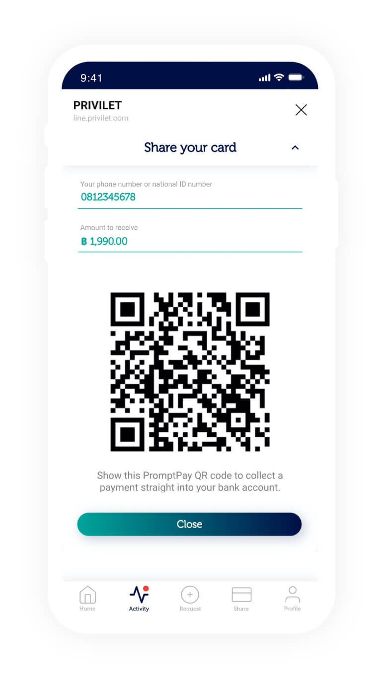 QR Code Generator for a Carder